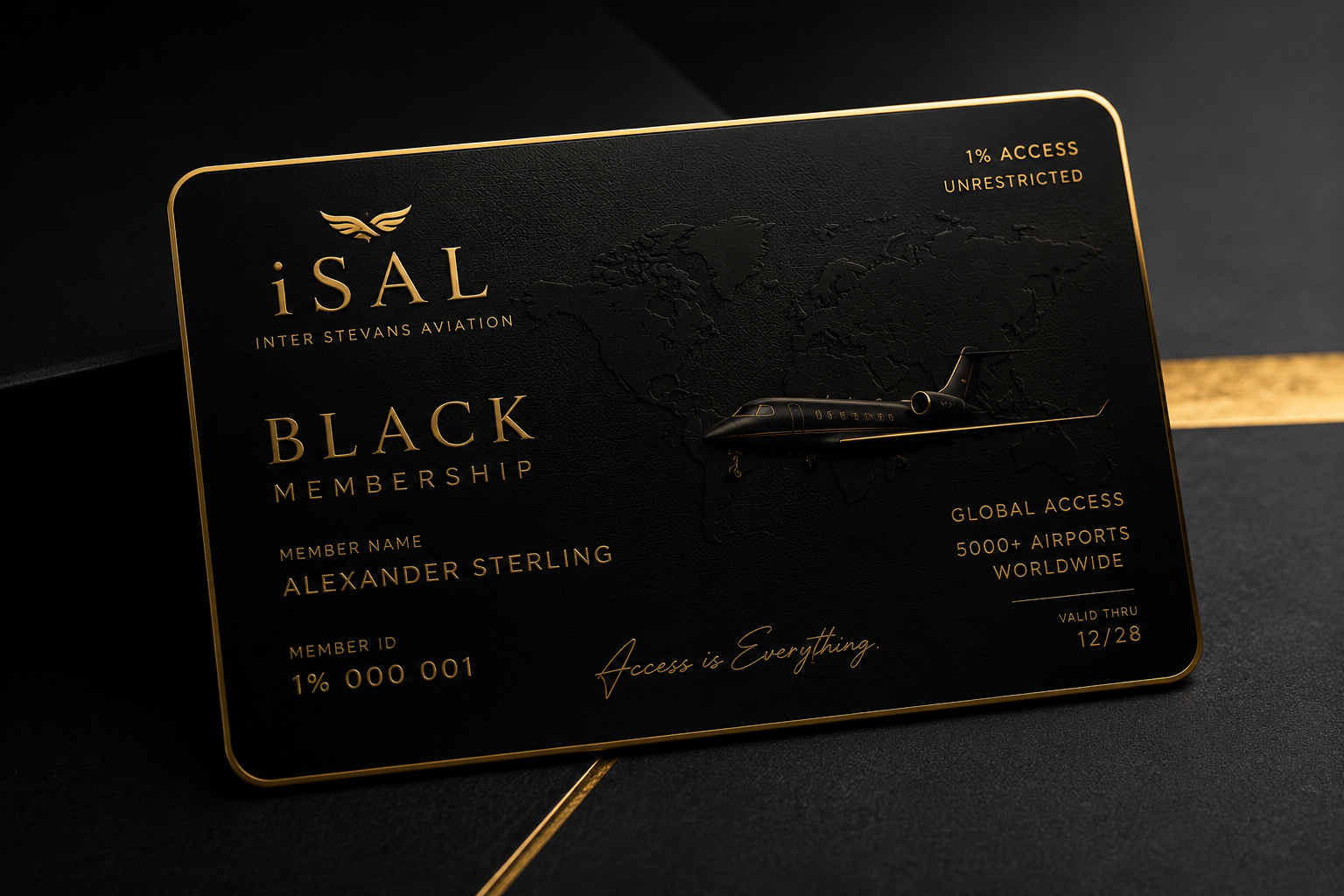 iSAL Black Membership Card